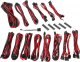BitFenix Zestaw Alchemy 2.0, CMR-Series, czarno-czerwony (BFX-ALC-CMRKR-RP) 1