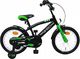 Amigo BMX Fun 16 Cal 28 cm Chłopcy Hamulec gwintowany Zielony / Matowa czerń 1