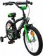 Amigo BMX Fun 16 Cal 28 cm Chłopcy Hamulec gwintowany Zielony / Matowa czerń 1