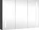 vidaXL Szafka łazienkowa z lustrem i LED, 89x14x62 cm 1