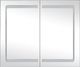 vidaXL Szafka łazienkowa z lustrem i LED, 80x12,2x68 cm 3