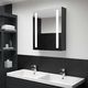 vidaXL Szafka łazienkowa z lustrem i LED, 50x13x70 cm 1
