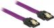Delock SATA - SATA, 0.3m, Fioletowy (83690) 1
