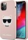 Karl Lagerfeld Karl Lagerfeld KLHCP12LSLCHLP iPhone 12 Pro Max 6,7" hardcase jasno różowy/light pink Silicone Choupette 1