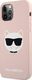 Karl Lagerfeld Karl Lagerfeld KLHCP12LSLCHLP iPhone 12 Pro Max 6,7" hardcase jasno różowy/light pink Silicone Choupette 2