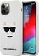 Karl Lagerfeld Karl Lagerfeld KLHCP12LSLCHWH iPhone 12 Pro Max 6,7" hardcase biały/white Silicone Choupette 1