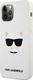 Karl Lagerfeld Karl Lagerfeld KLHCP12LSLCHWH iPhone 12 Pro Max 6,7" hardcase biały/white Silicone Choupette 2