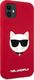 Karl Lagerfeld Karl Lagerfeld KLHCN61SLCHRE iPhone 11 6,1" hardcase czerwony/red Silicone Choupette 4