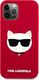 Karl Lagerfeld Karl Lagerfeld KLHCP12LSLCHRE iPhone 12 Pro Max 6,7" hardcase czerwony/red Silicone Choupette 3