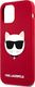 Karl Lagerfeld Karl Lagerfeld KLHCP12MSLCHRE iPhone 12/12 Pro 6,1" hardcase czerwony/red Silicone Choupette 6