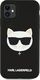 Karl Lagerfeld Karl Lagerfeld KLHCN61SLCHBK iPhone 11 6,1" hardcase czarny/black Silicone Choupette 3