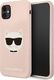 Karl Lagerfeld Karl Lagerfeld KLHCN61SLCHLP iPhone 11 6,1" hardcase jasno różowy/light pink Silicone Choupette 1