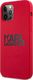 Karl Lagerfeld Karl Lagerfeld KLHCP12LSLKLRE iPhone 12 Pro Max 6,7" Silicone Stack Logo czerwony/red 2