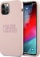 Karl Lagerfeld Karl Lagerfeld KLHCP12LSTKLTLP iPhone 12 Pro Max 6,7" Silicone Stack Logo różowy/pink 1