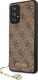 Guess Guess GUHCA72GF4GBR A725 A72 brązowy/brown hard case 4G Charms Collection 2