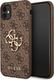 Guess Guess GUHCN614GMGBR iPhone 11 6,1 brązowy/brown hardcase 4G Big Metal Logo 1