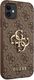 Guess Guess GUHCN614GMGBR iPhone 11 6,1 brązowy/brown hardcase 4G Big Metal Logo 3