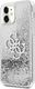 Guess Guess GUHCN61LG4GSI iPhone 11 6,1" srebrny/silver hardcase 4G Big Liquid Glitter 2