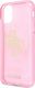 Guess Guess GUHCN61PCUGL4GPI iPhone 11 6,1" różowy/pink hard case Glitter 4G Big Logo 6
