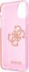 Guess Guess GUHCN61PCUGL4GPI iPhone 11 6,1" różowy/pink hard case Glitter 4G Big Logo 7