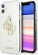 Guess Guess GUHCN61PCUGL4GTR iPhone 11 6,1" transparent hard case Glitter 4G Big Logo 1