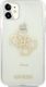 Guess Guess GUHCN61PCUGL4GTR iPhone 11 6,1" transparent hard case Glitter 4G Big Logo 3