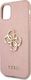 Guess Guess GUHCN61SA4GGPI iPhone 11 6,1" różowy/pink hardcase Saffiano 4G Metal Logo 6