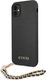 Guess Guess GUHCN61SASGBK iPhone 11 6,1" czarny/black hardcase Saffiano Chain 2