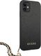 Guess Guess GUHCN61SASGBK iPhone 11 6,1" czarny/black hardcase Saffiano Chain 4