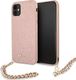 Guess Guess GUHCN61SASGPI iPhone 11 6,1" różowy/pink hardcase Saffiano Chain 1