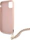 Guess Guess GUHCN61SASGPI iPhone 11 6,1" różowy/pink hardcase Saffiano Chain 7
