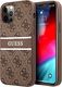 Guess Guess GUHCP12L4GDBR iPhone 12 Pro Max 6,7" brązowy/brown hardcase 4G Stripe 1