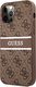 Guess Guess GUHCP12L4GDBR iPhone 12 Pro Max 6,7" brązowy/brown hardcase 4G Stripe 2