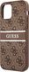 Guess Guess GUHCP12L4GDBR iPhone 12 Pro Max 6,7" brązowy/brown hardcase 4G Stripe 6
