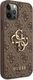 Guess Guess GUHCP12L4GMGBR iPhone 12 Pro Max 6,7" brązowy/brown hardcase 4G Big Metal Logo 4