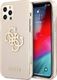 Guess Guess GUHCP12LPCUGL4GGO iPhone 12 Pro Max 6,7" złoty/gold hard case Glitter 4G Big Logo 1