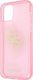 Guess Guess GUHCP12LPCUGL4GPI iPhone 12 Pro Max 6,7" różowy/pink hard case Glitter 4G Big Logo 6