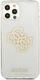Guess Guess GUHCP12LPCUGL4GTR iPhone 12 Pro Max 6,7" transparent hard case Glitter 4G Big Logo 3