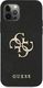 Guess Guess GUHCP12LSA4GGBK iPhone 12 Pro Max 6,7" czarny/black hardcase Saffiano 4G Metal Logo 3