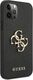 Guess Guess GUHCP12LSA4GGBK iPhone 12 Pro Max 6,7" czarny/black hardcase Saffiano 4G Metal Logo 4