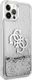 Guess Guess GUHCP12MLG4GSI iPhone 12/12 Pro 6,1" srebrny/silver hardcase 4G Big Liquid Glitter 4