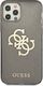Guess Guess GUHCP12MPCUGL4GBK iPhone 12/12 Pro 6,1" czarny/black hard case Glitter 4G Big Logo 3