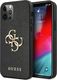 Guess Guess GUHCP12MSA4GGBK iPhone 12/12 Pro 6,1" czarny/black hardcase Saffiano 4G Metal Logo 1