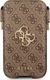 Guess Guess Torebka na telefon GUHCP12L4GPSBR 6,7" brązowy/brown 4G Metal Logo 2
