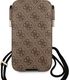 Guess Guess Torebka na telefon GUHCP12L4GPSBR 6,7" brązowy/brown 4G Metal Logo 3