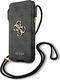 Guess Guess Torebka na telefon GUHCP12L4GPSGR 6,7" szary/grey 4G Metal Logo 1