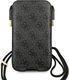 Guess Guess Torebka na telefon GUHCP12L4GPSGR 6,7" szary/grey 4G Metal Logo 3