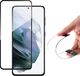 Wozinsky Wozinsky Full Cover Flexi Nano folia szklana szkło hartowane z ramką Samsung Galaxy S21 5G czarny 1