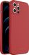 Wozinsky Wozinsky Color Case silikonowe elastyczne wytrzymałe etui iPhone 12 Pro Max czerwony 1