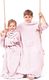 Decoking Koc dziecięcy 90x105 Lazy Kids z rękawami, pudrowy róż, DecoKing. 2